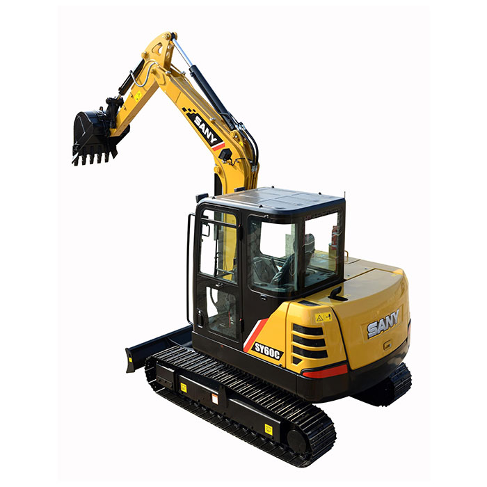 مینی بیل زنجیری یگانه پارس کویر مدل SY60C