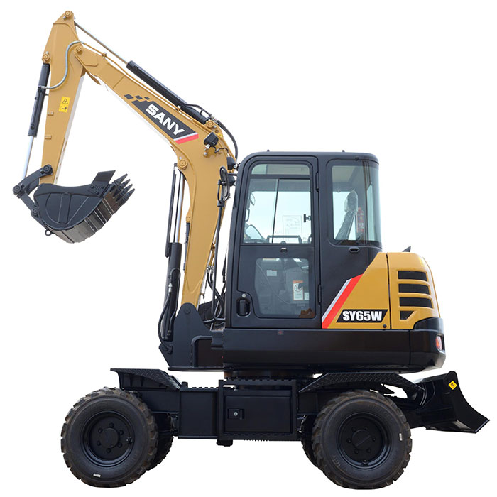 مینی بیل لاستیکی یگانه پارس کویر مدل SY65W