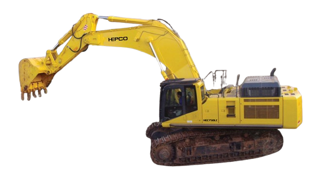 بیل مکانیکی زنجیری مدل HEC 750 LC